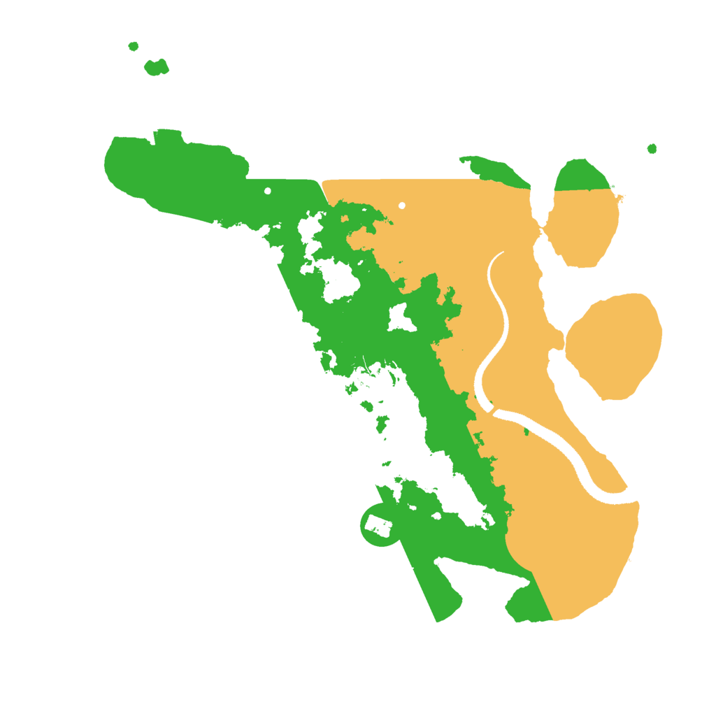 Biome Rust Map: Procedural Map, Size: 3000, Seed: 6739201