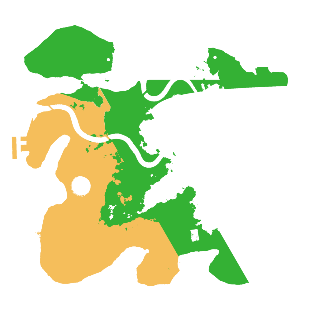 Biome Rust Map: Procedural Map, Size: 2900, Seed: 4548765