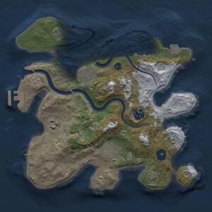 Thumbnail Rust Map: Procedural Map, Size: 2900, Seed: 4548765, 9 Monuments