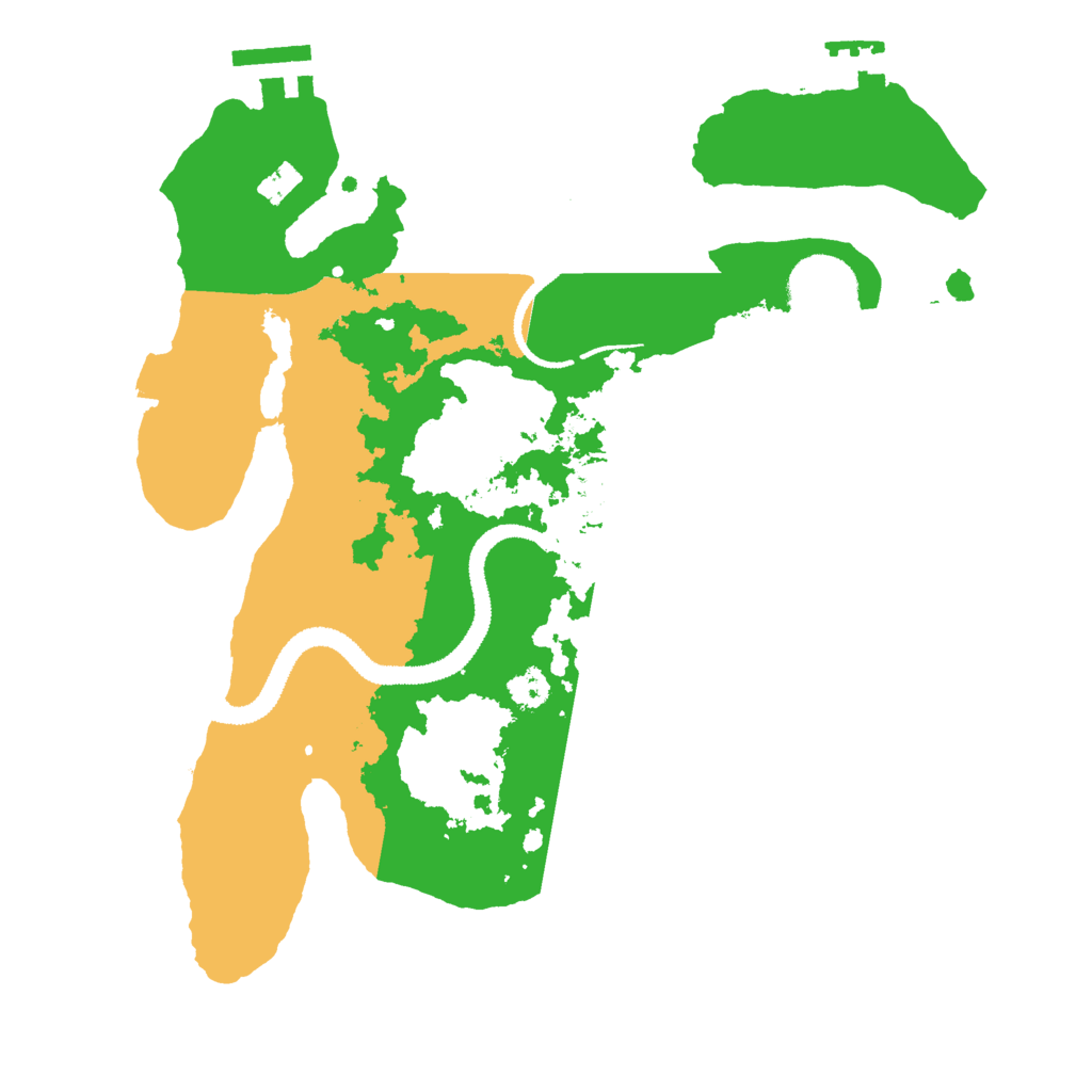 Biome Rust Map: Procedural Map, Size: 2800, Seed: 1024394068