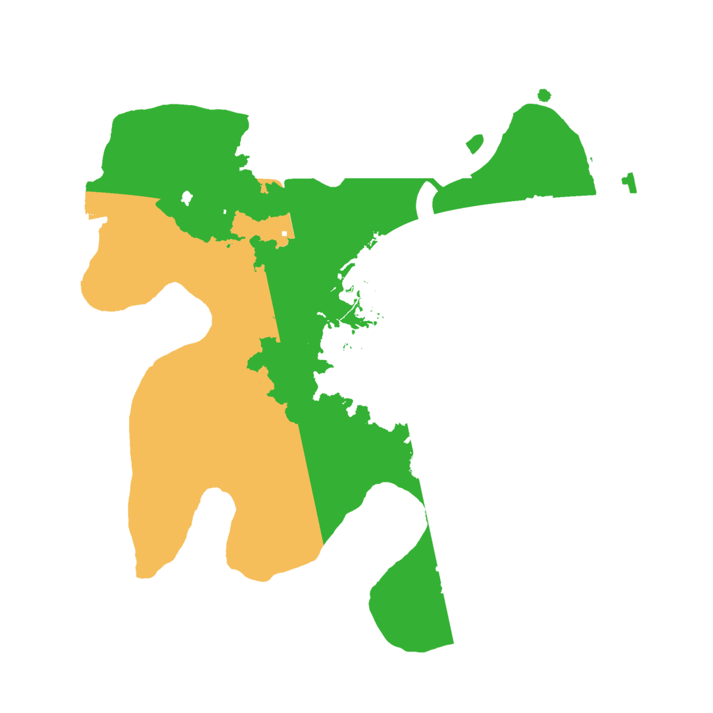 Biome Rust Map: Procedural Map, Size: 2200, Seed: 799116934