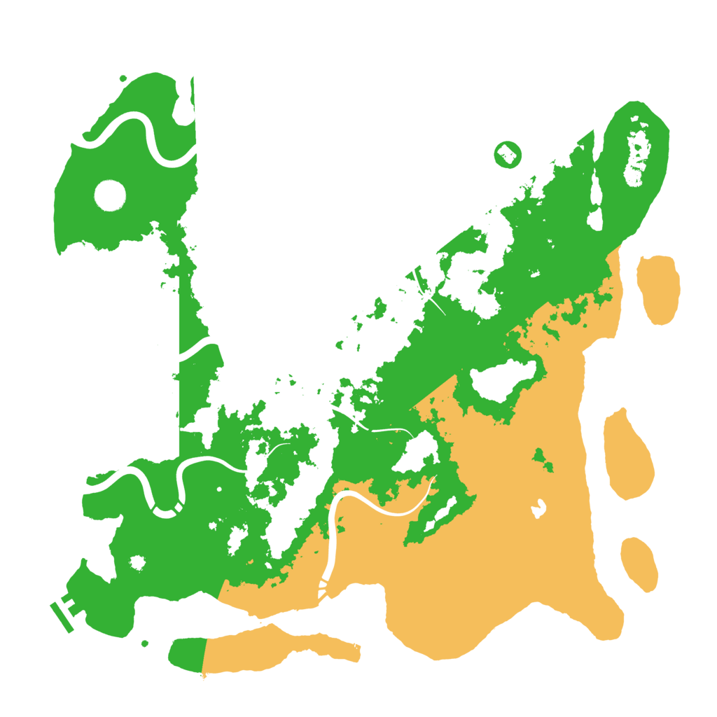Biome Rust Map: Procedural Map, Size: 4250, Seed: 2001043