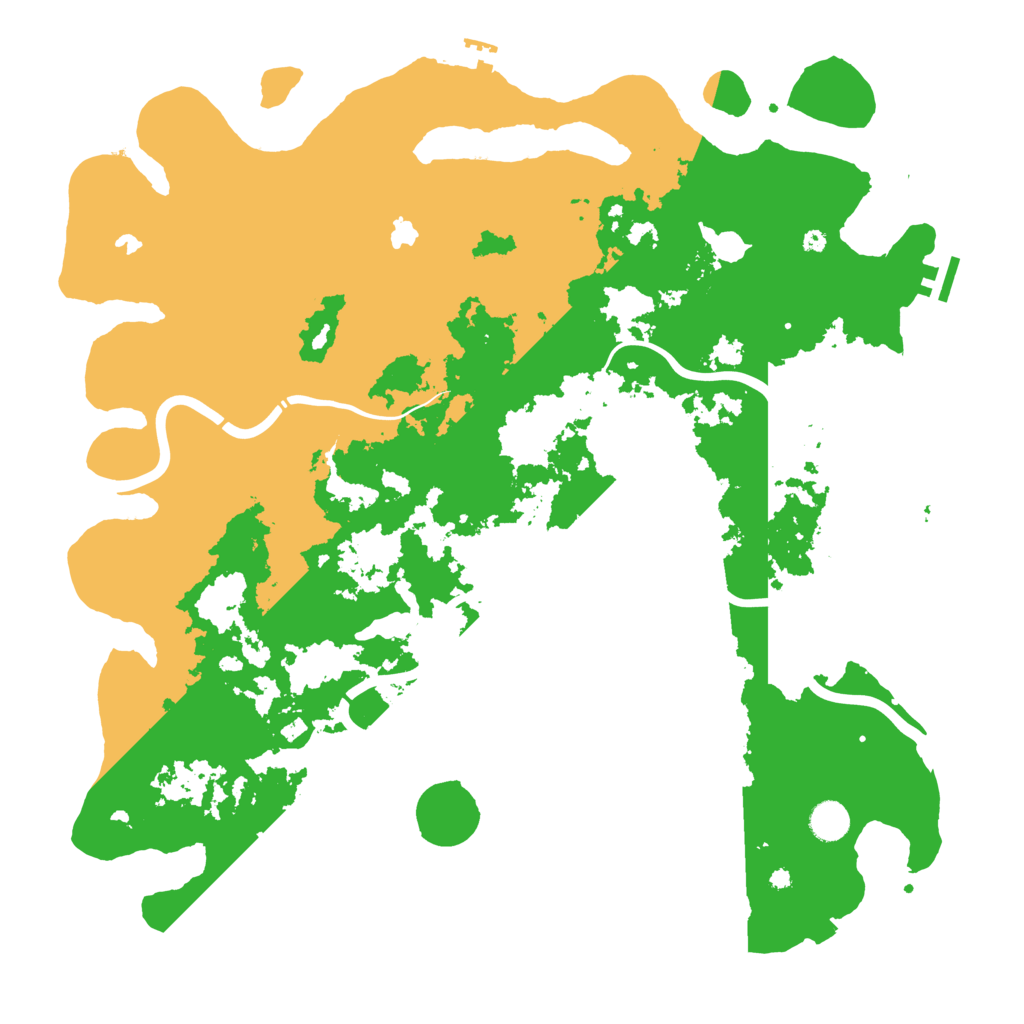 Biome Rust Map: Procedural Map, Size: 4500, Seed: 1810903860