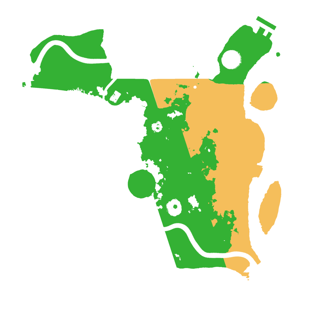 Biome Rust Map: Procedural Map, Size: 3000, Seed: 179504