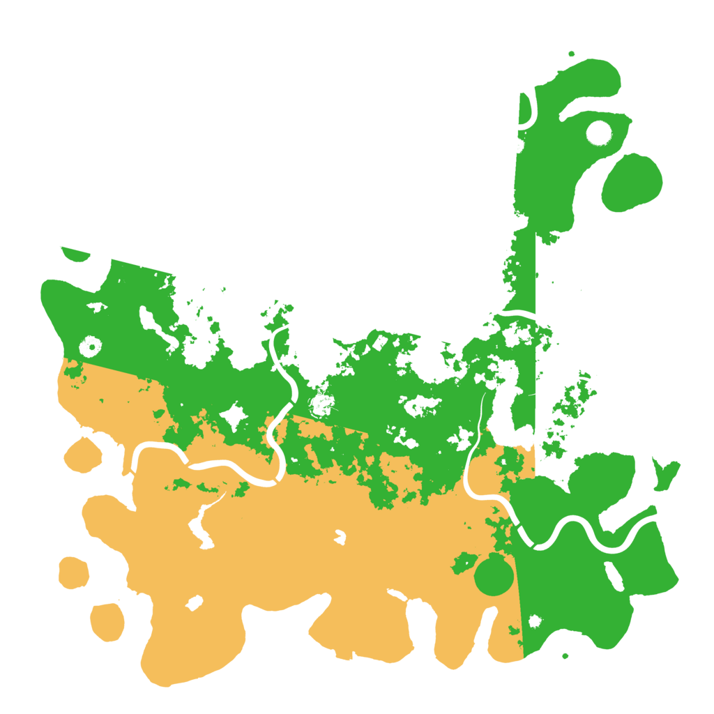 Biome Rust Map: Procedural Map, Size: 5000, Seed: 2034558270