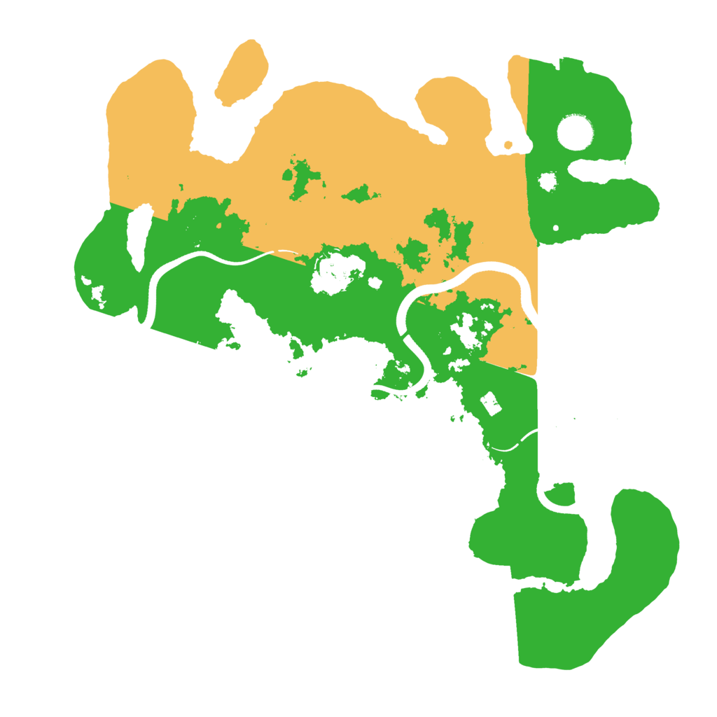 Biome Rust Map: Procedural Map, Size: 3500, Seed: 1094364132