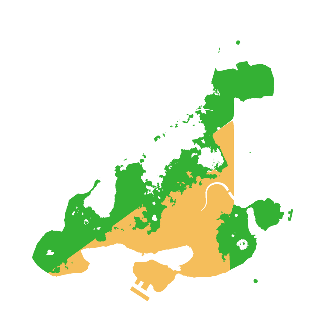 Biome Rust Map: Procedural Map, Size: 3000, Seed: 2103998479