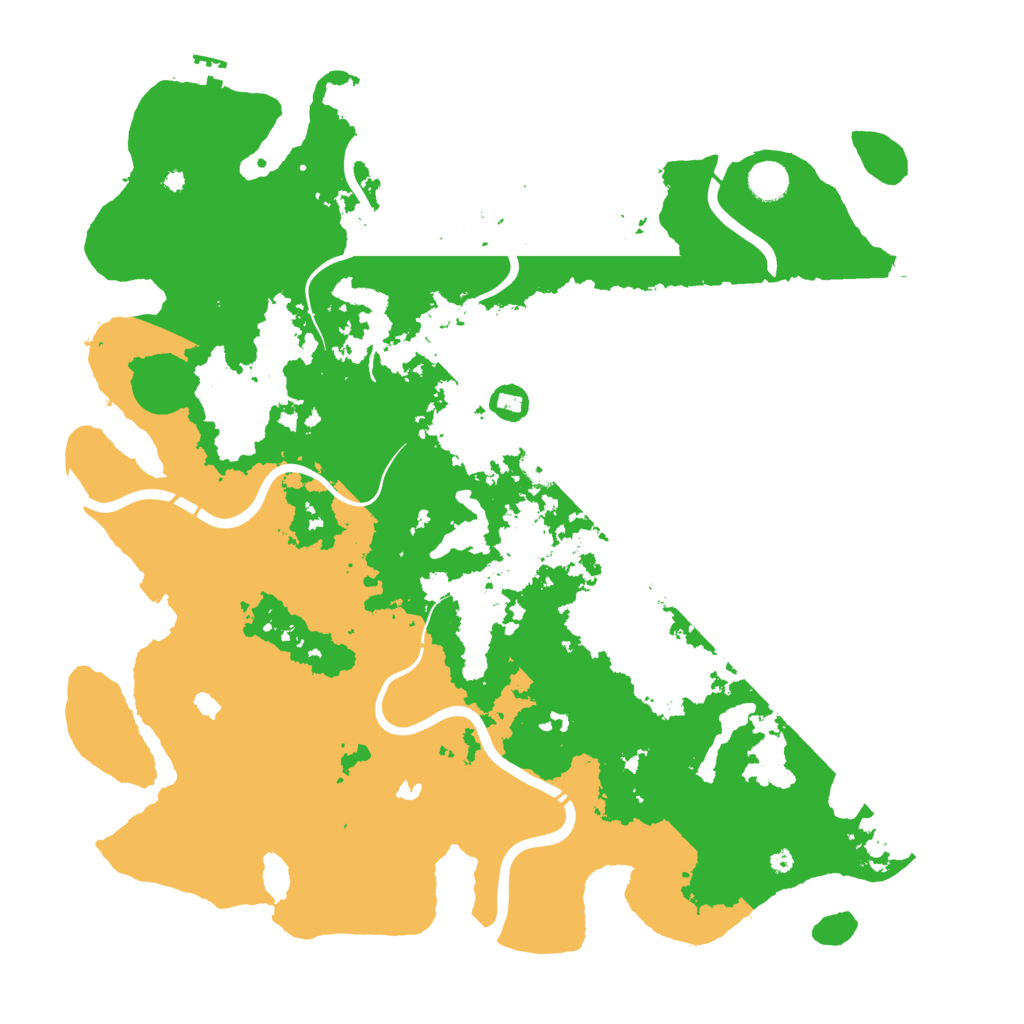 Biome Rust Map: Procedural Map, Size: 4500, Seed: 307452291