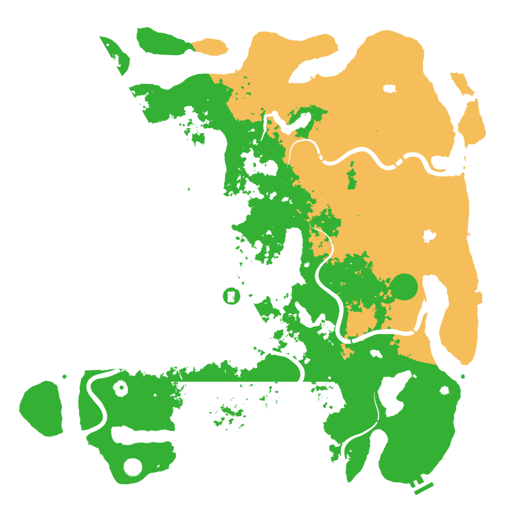 Biome Rust Map: Procedural Map, Size: 5000, Seed: 1769169707