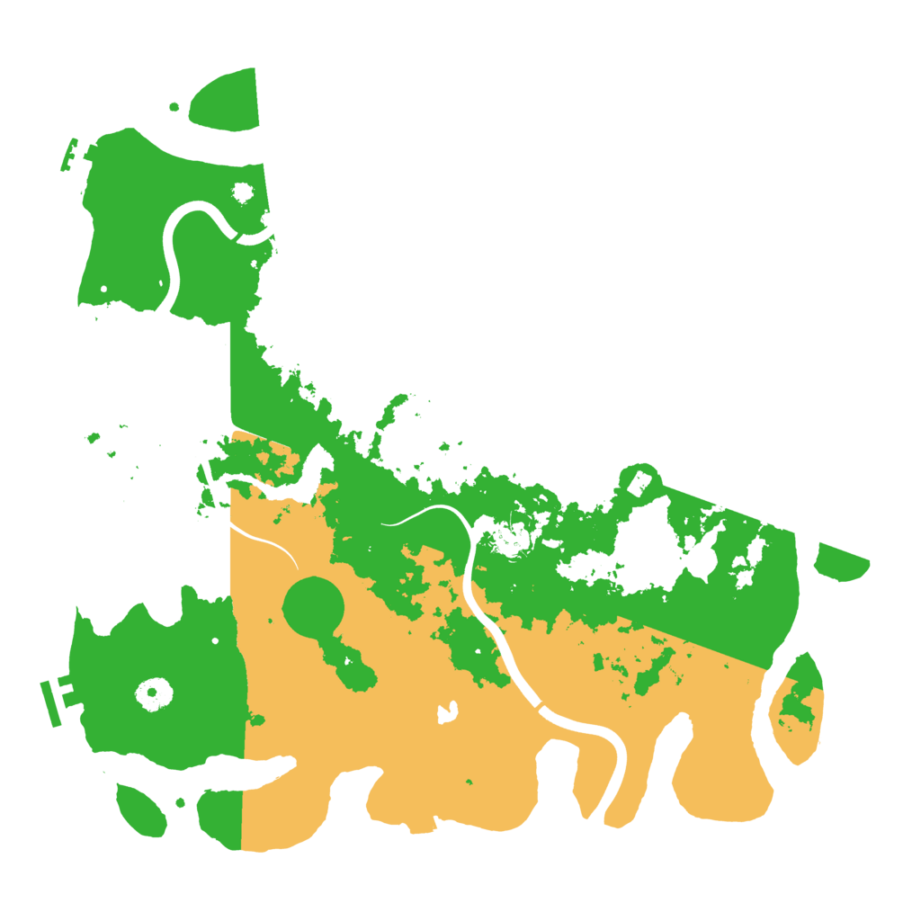 Biome Rust Map: Procedural Map, Size: 4000, Seed: 78458