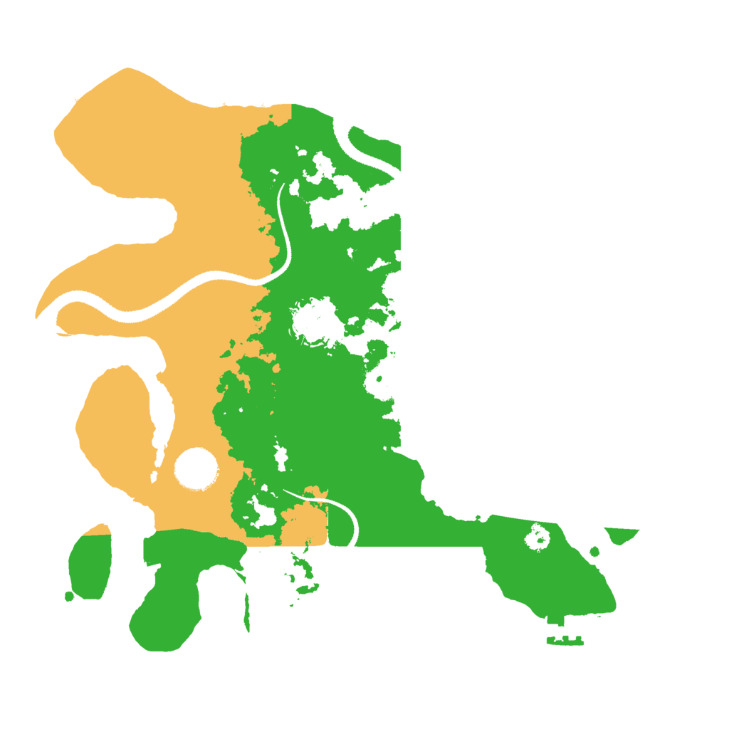 Biome Rust Map: Procedural Map, Size: 3000, Seed: 493655161