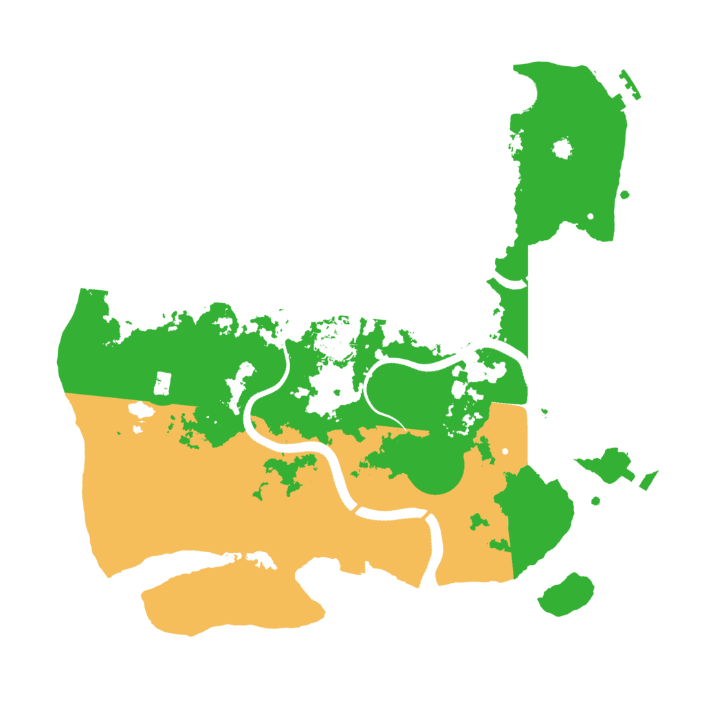 Biome Rust Map: Procedural Map, Size: 3250, Seed: 325072