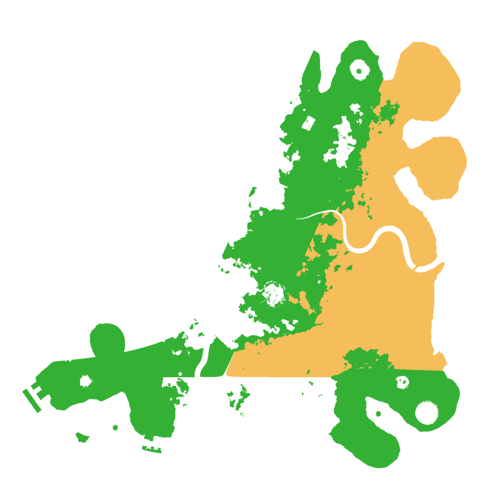 Biome Rust Map: Procedural Map, Size: 3850, Seed: 184284222