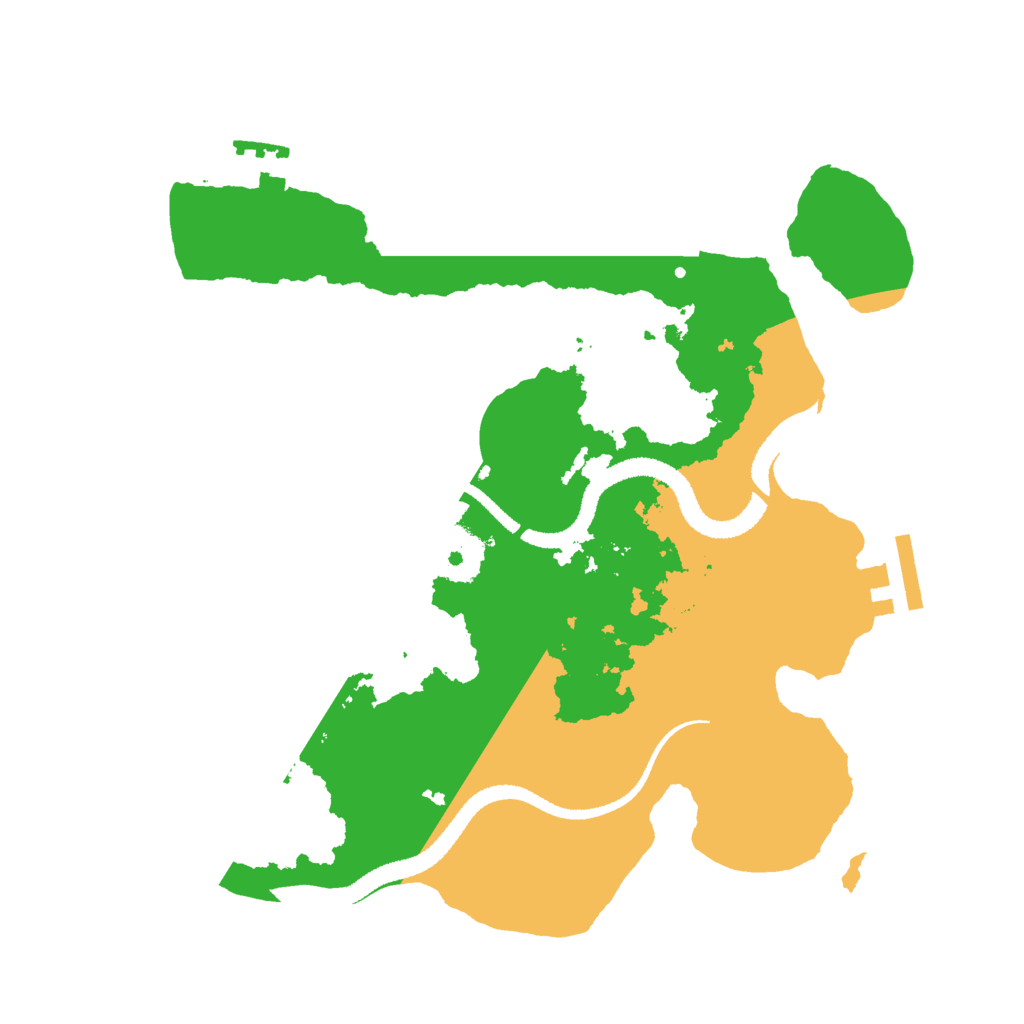 Biome Rust Map: Procedural Map, Size: 2750, Seed: 465226503