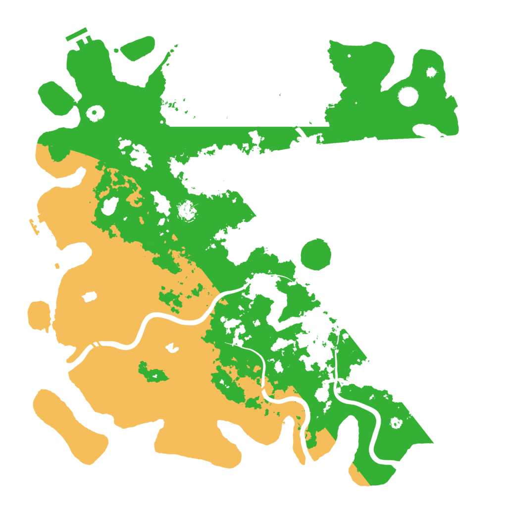Biome Rust Map: Procedural Map, Size: 4500, Seed: 948270139