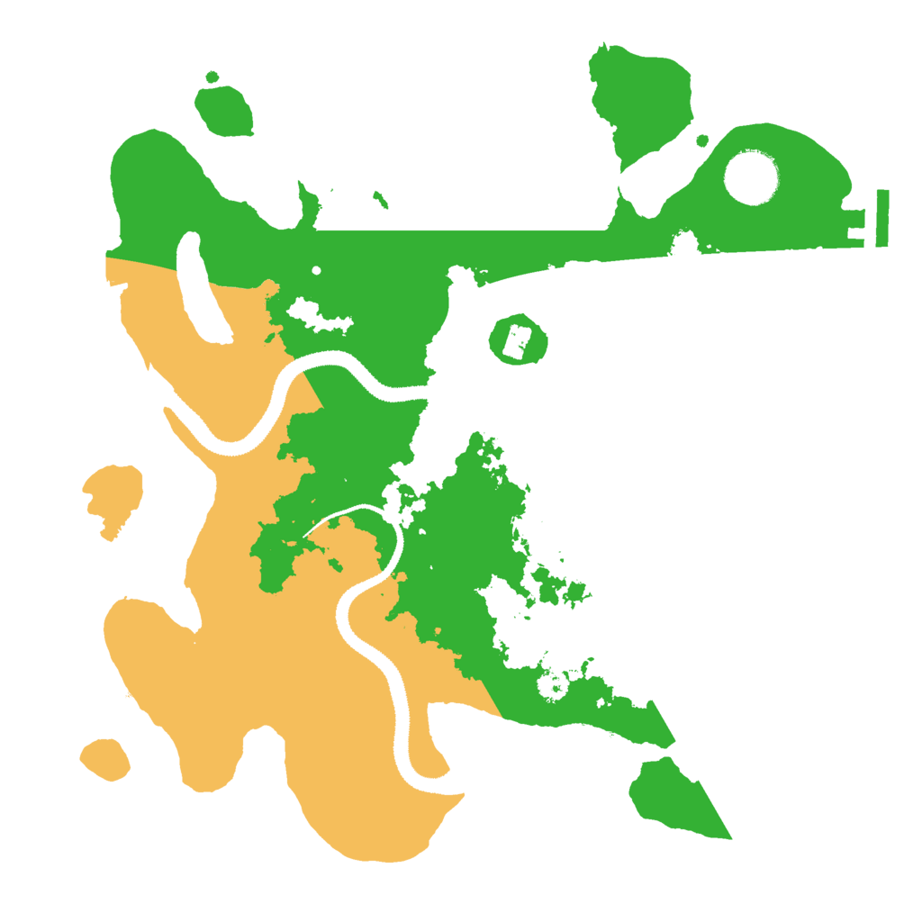 Biome Rust Map: Procedural Map, Size: 3000, Seed: 728916988