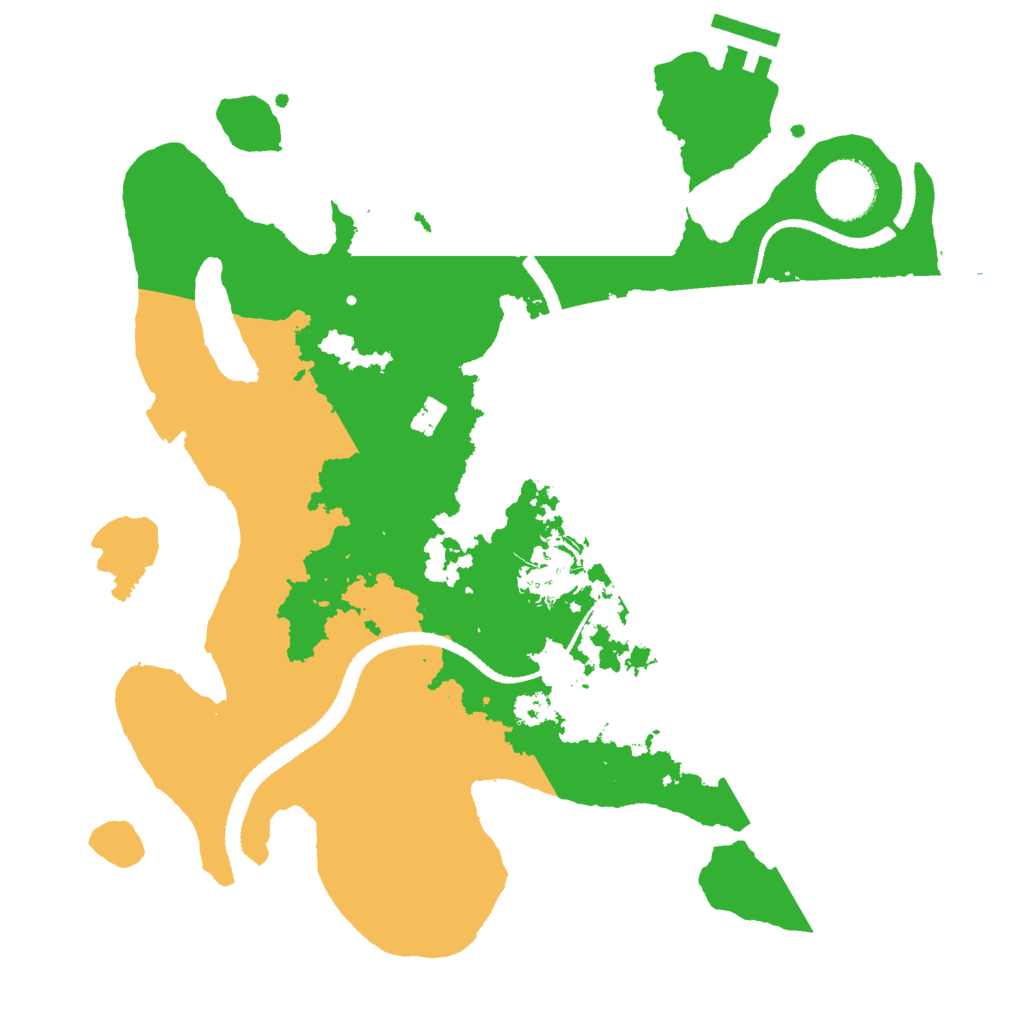 Biome Rust Map: Procedural Map, Size: 3000, Seed: 728916988