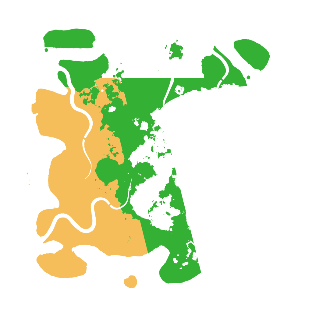 Biome Rust Map: Procedural Map, Size: 3500, Seed: 1993230970