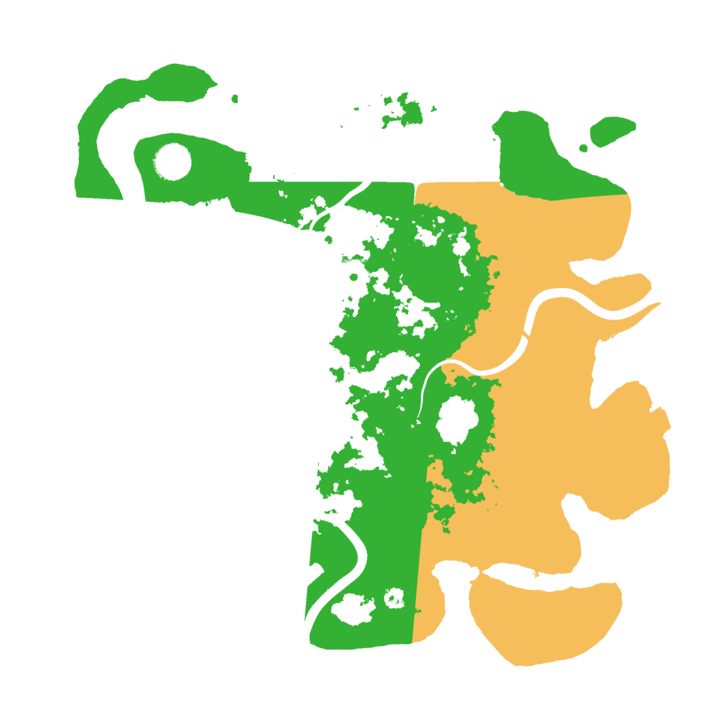 Biome Rust Map: Procedural Map, Size: 3500, Seed: 67320097