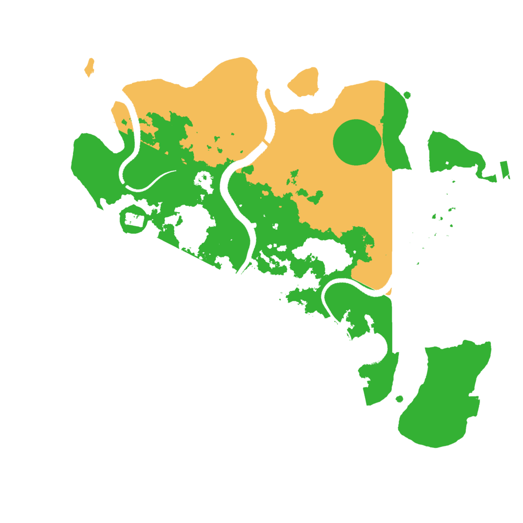 Biome Rust Map: Procedural Map, Size: 3000, Seed: 1084423750