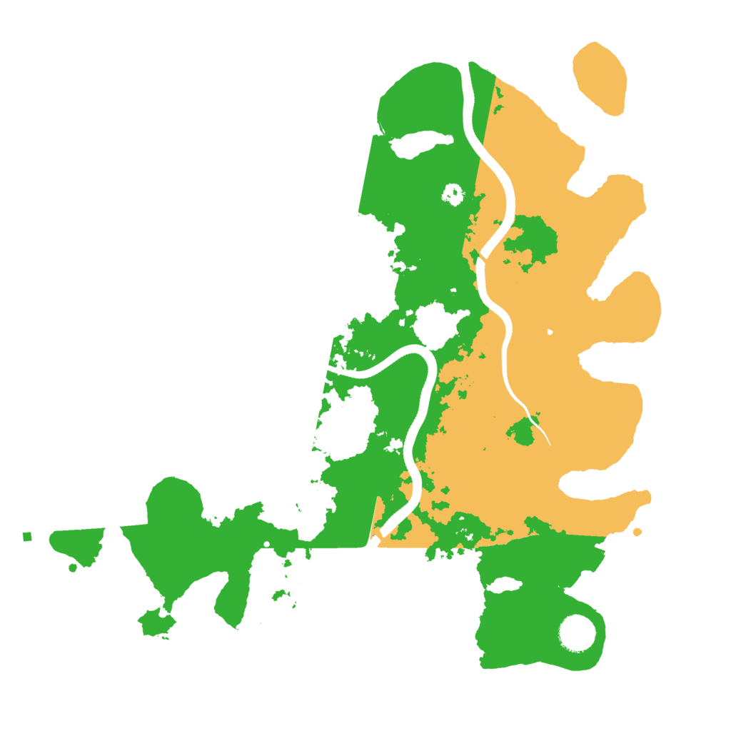 Biome Rust Map: Procedural Map, Size: 3500, Seed: 2815098