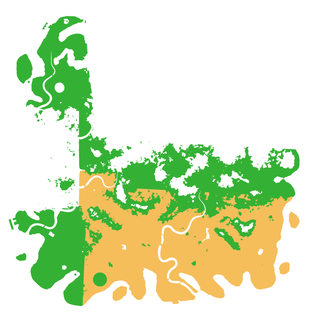 Biome Rust Map: Procedural Map, Size: 6000, Seed: 1790253293