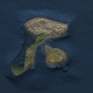 Thumbnail Rust Map: Procedural Map, Size: 1500, Seed: 142969558, 1 Monuments