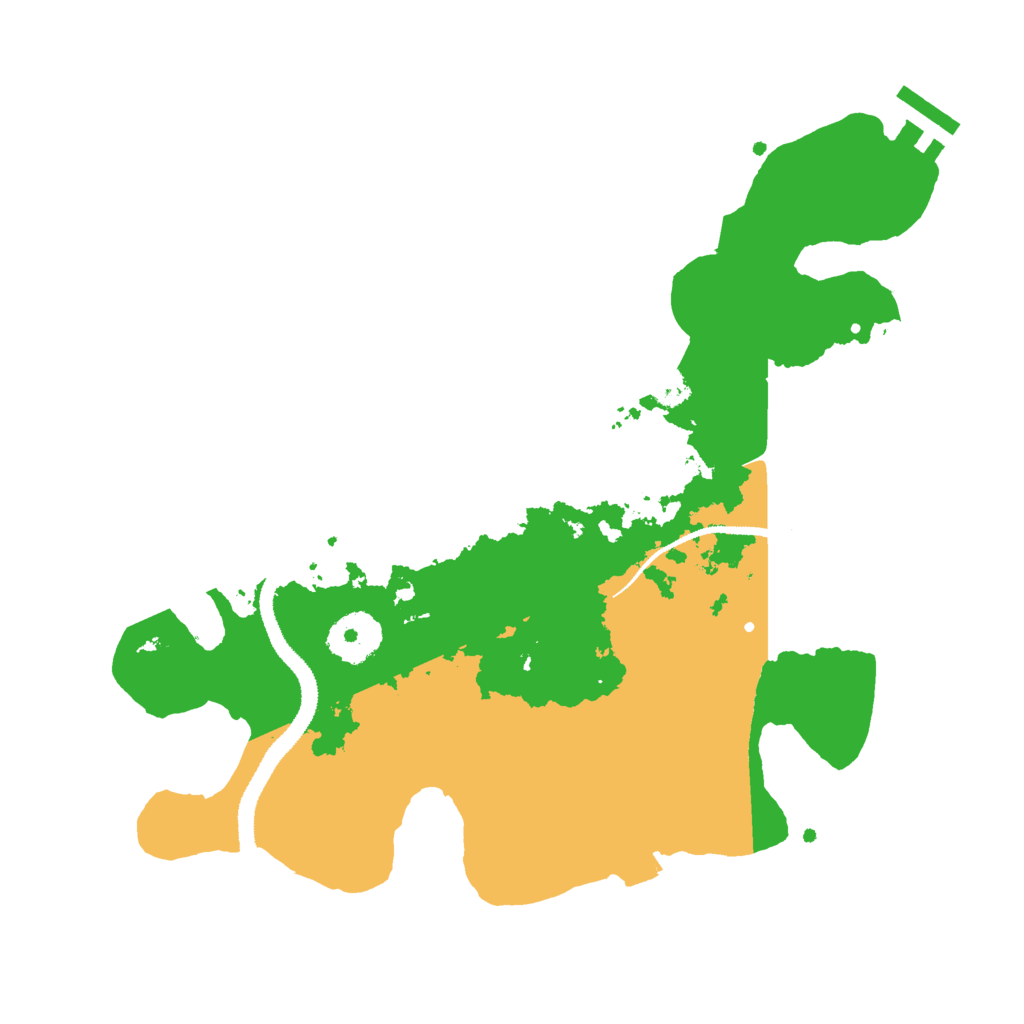 Biome Rust Map: Procedural Map, Size: 3000, Seed: 2041307935