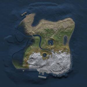 Thumbnail Rust Map: Procedural Map, Size: 2250, Seed: 30418531, 6 Monuments