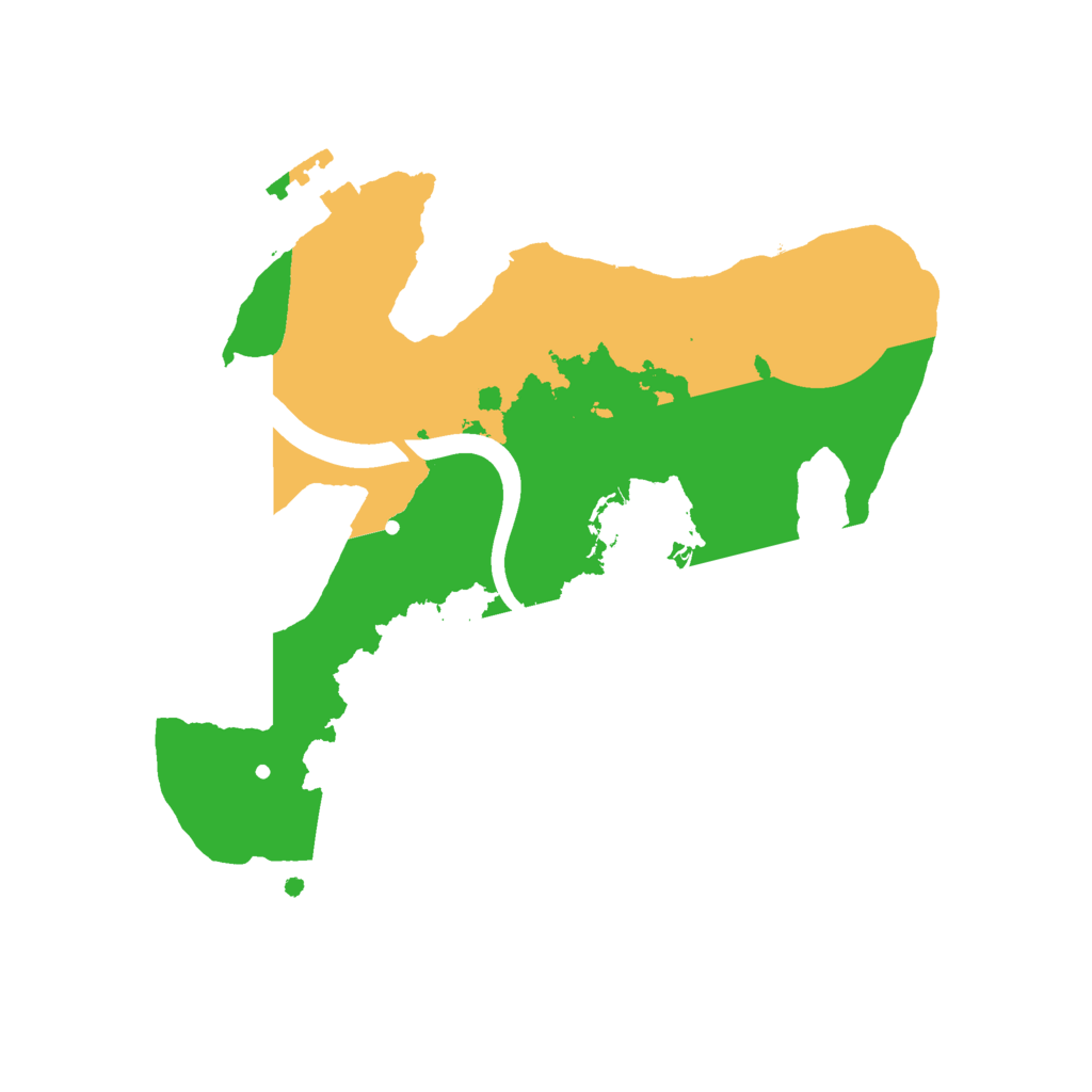 Biome Rust Map: Procedural Map, Size: 2250, Seed: 30418531