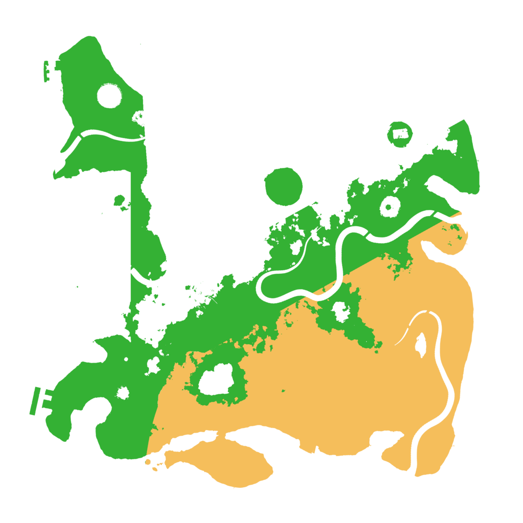 Biome Rust Map: Procedural Map, Size: 3750, Seed: 616970391