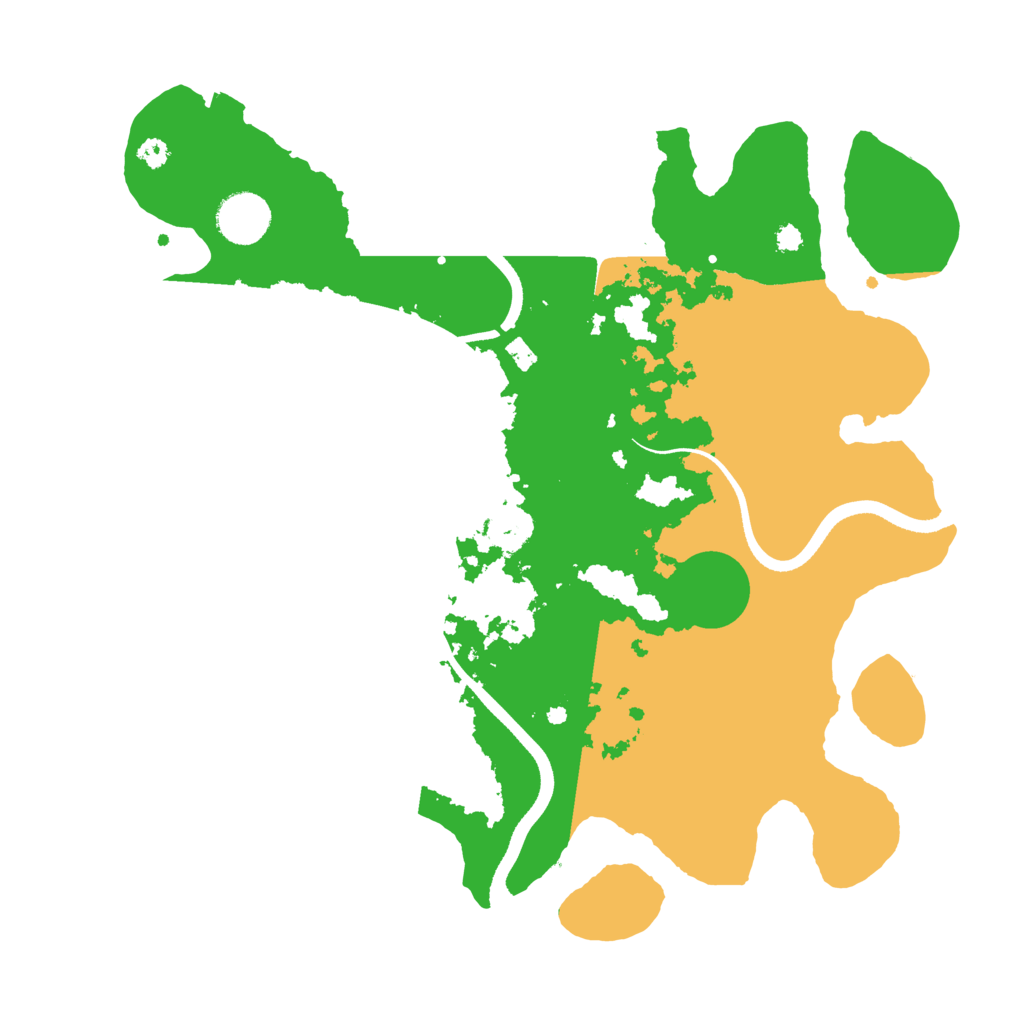 Biome Rust Map: Procedural Map, Size: 3500, Seed: 4432677