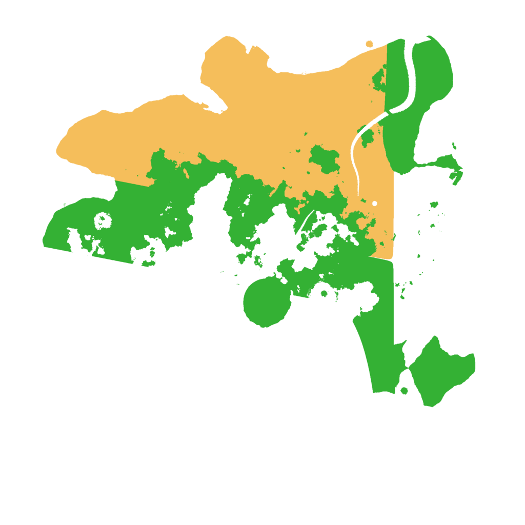 Biome Rust Map: Procedural Map, Size: 3000, Seed: 2119953141