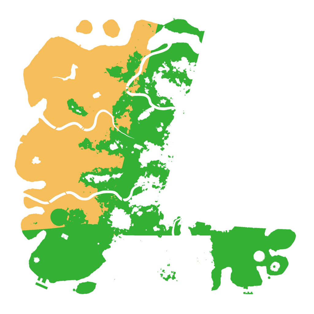 Biome Rust Map: Procedural Map, Size: 5000, Seed: 6587