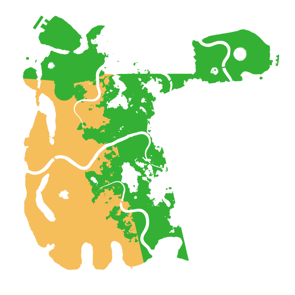 Biome Rust Map: Procedural Map, Size: 4000, Seed: 1347137061
