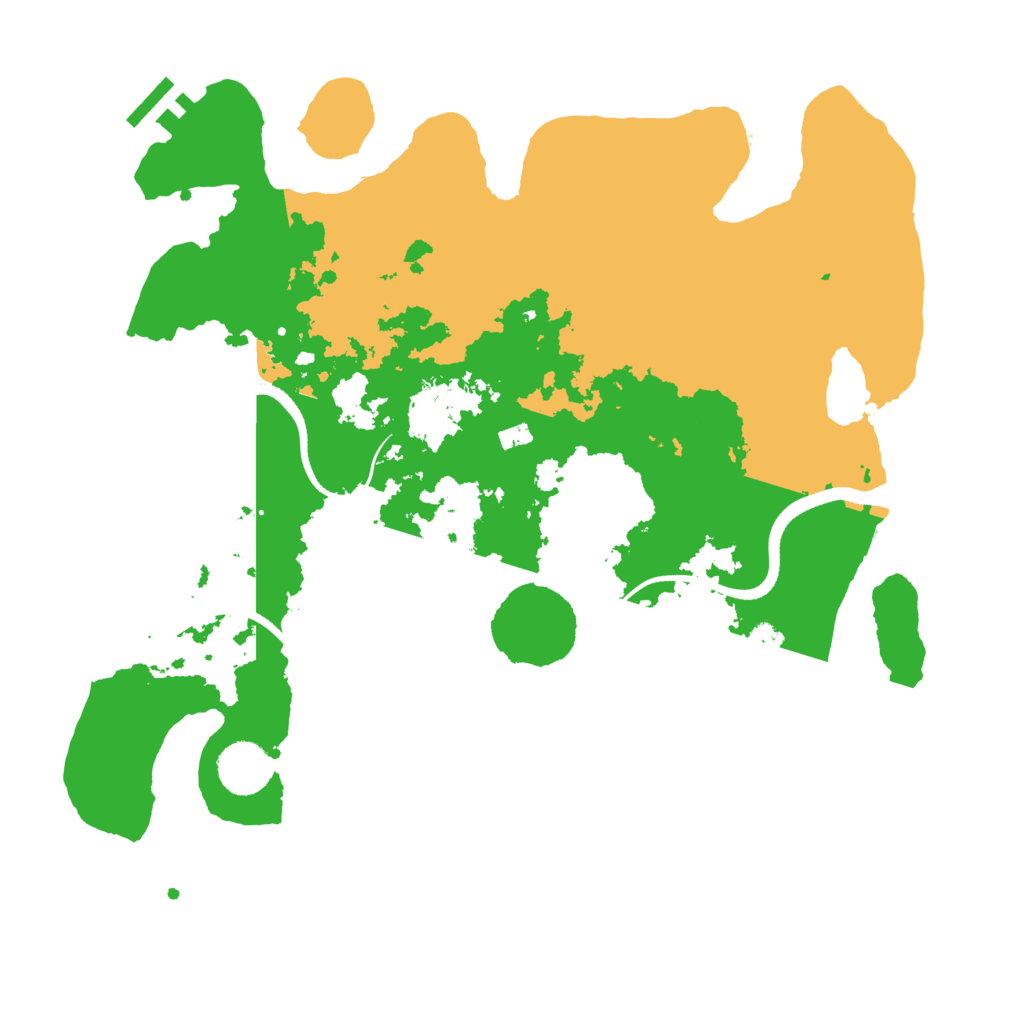 Biome Rust Map: Procedural Map, Size: 3500, Seed: 2006520024