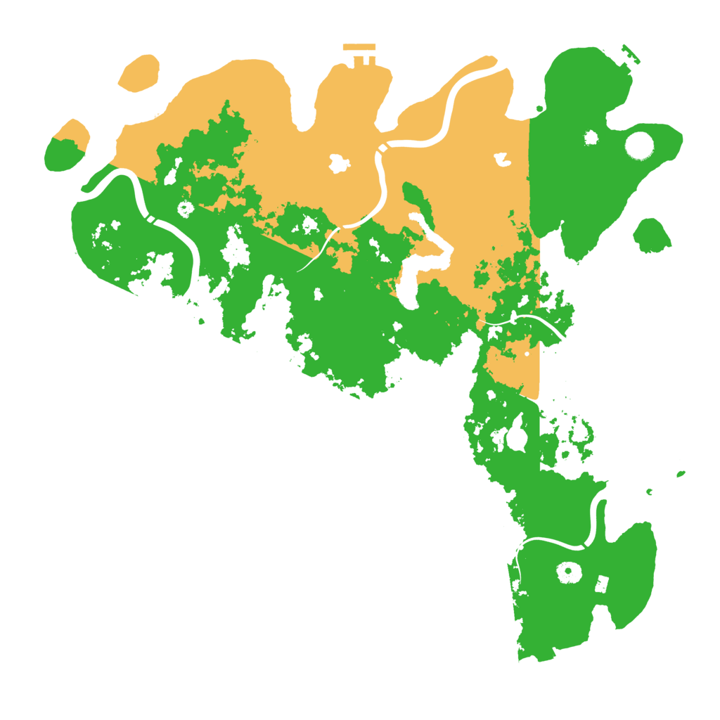 Biome Rust Map: Procedural Map, Size: 4500, Seed: 1929544881
