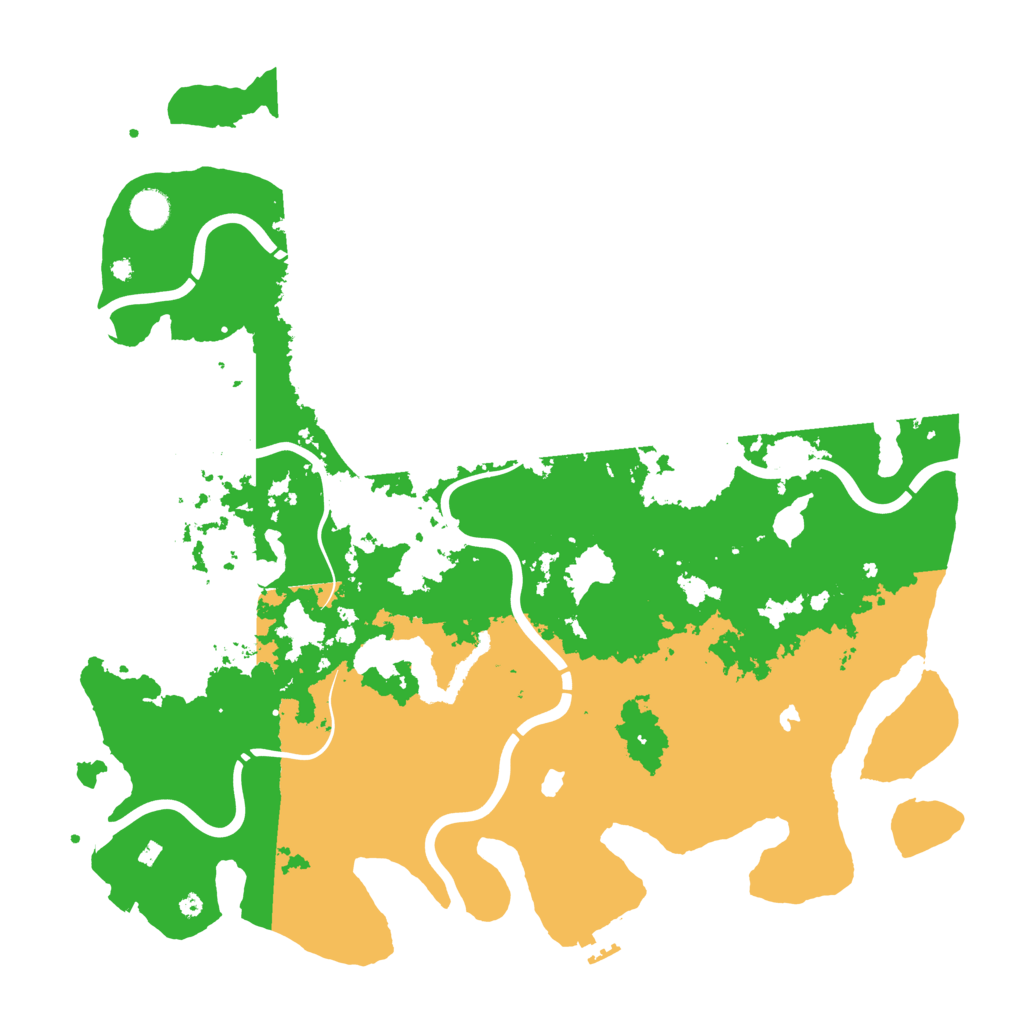Biome Rust Map: Procedural Map, Size: 4500, Seed: 74100475