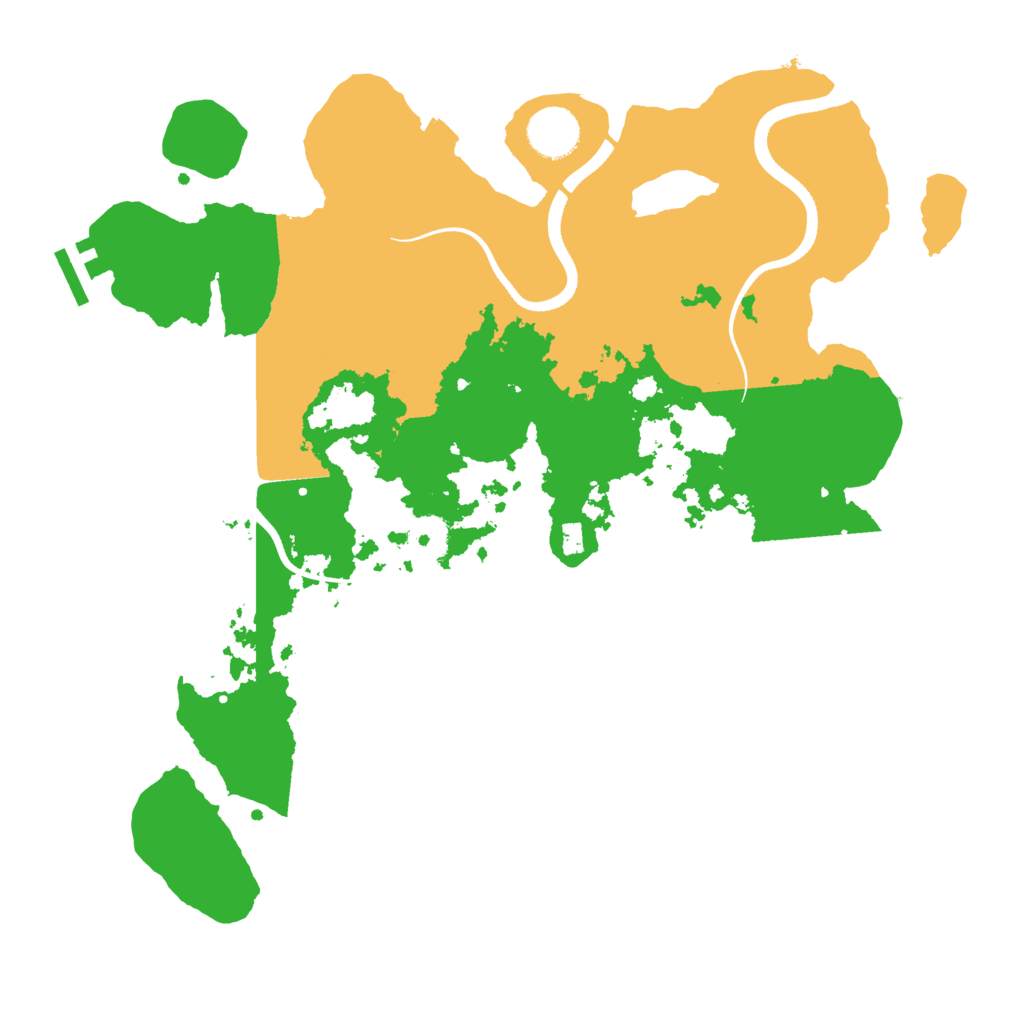 Biome Rust Map: Procedural Map, Size: 3500, Seed: 1880251153