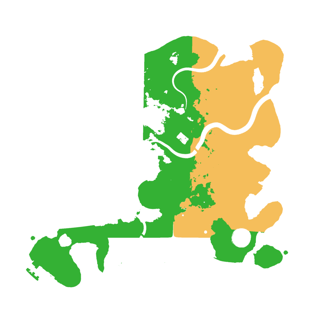 Biome Rust Map: Procedural Map, Size: 3000, Seed: 1716315129