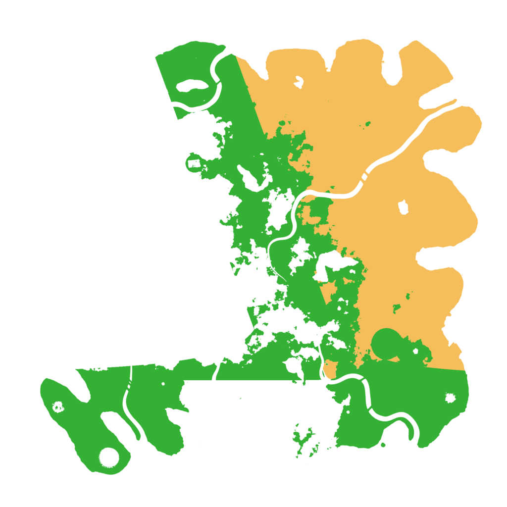 Biome Rust Map: Procedural Map, Size: 4500, Seed: 294120037