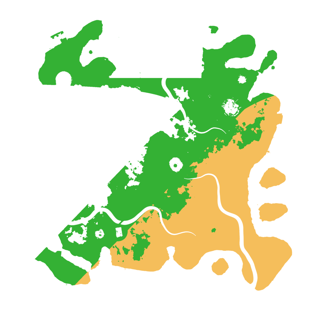 Biome Rust Map: Procedural Map, Size: 3500, Seed: 2056690219