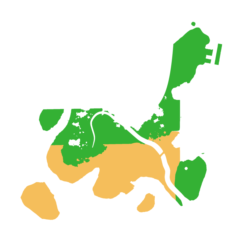 Biome Rust Map: Procedural Map, Size: 2300, Seed: 17762077