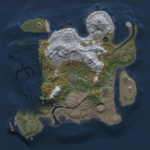 Thumbnail Rust Map: Procedural Map, Size: 2700, Seed: 49500, 8 Monuments