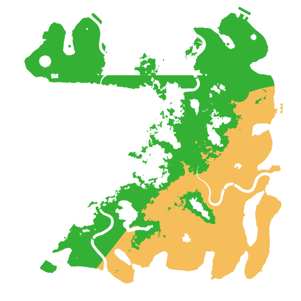 Biome Rust Map: Procedural Map, Size: 4500, Seed: 1170191038