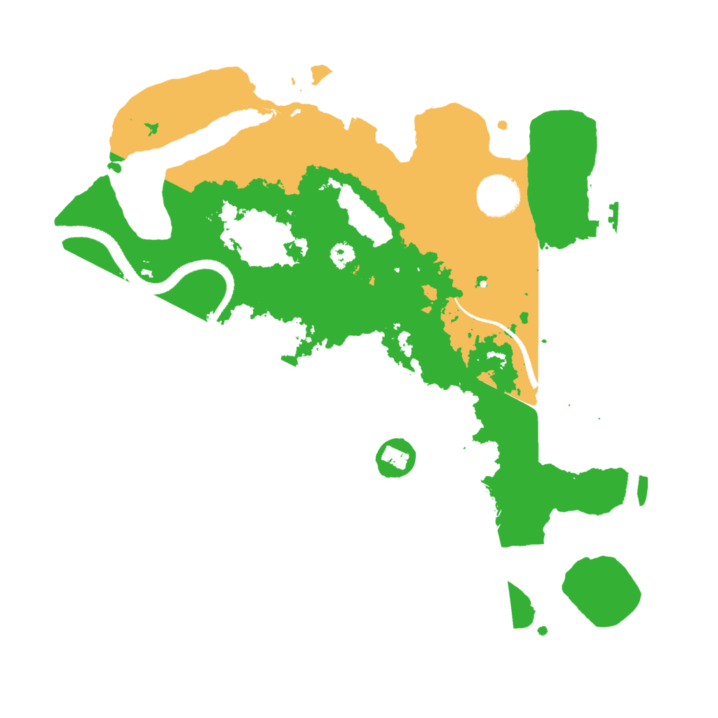 Biome Rust Map: Procedural Map, Size: 3000, Seed: 1305294