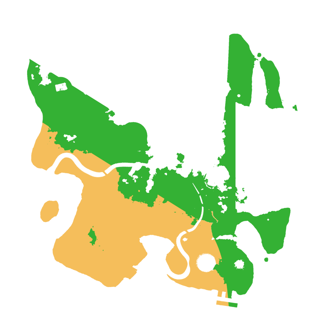 Biome Rust Map: Procedural Map, Size: 3000, Seed: 1479620