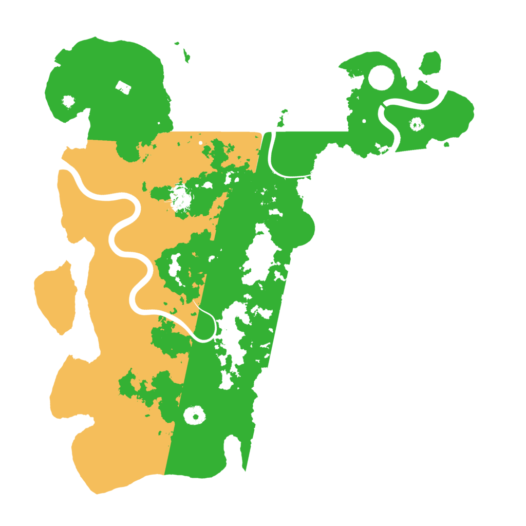 Biome Rust Map: Procedural Map, Size: 3880, Seed: 8988857