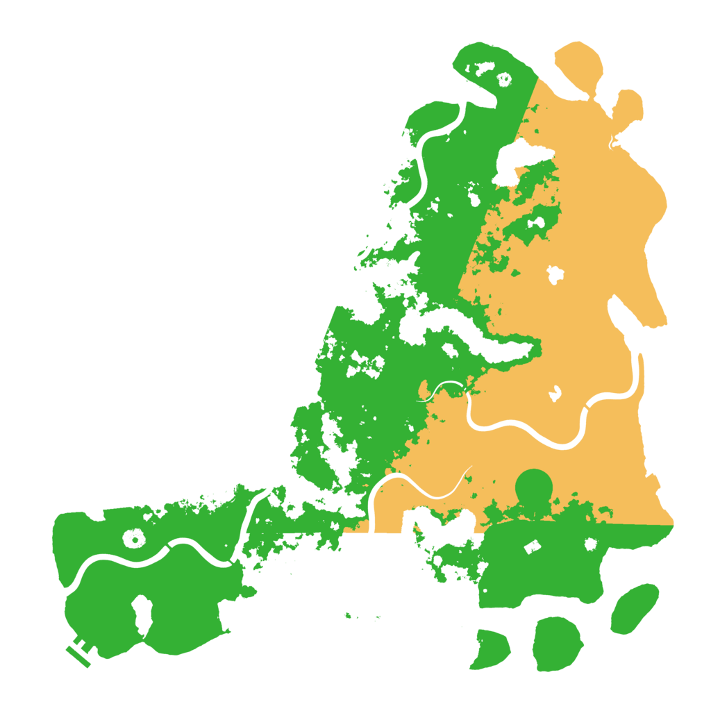 Biome Rust Map: Procedural Map, Size: 5000, Seed: 660886316
