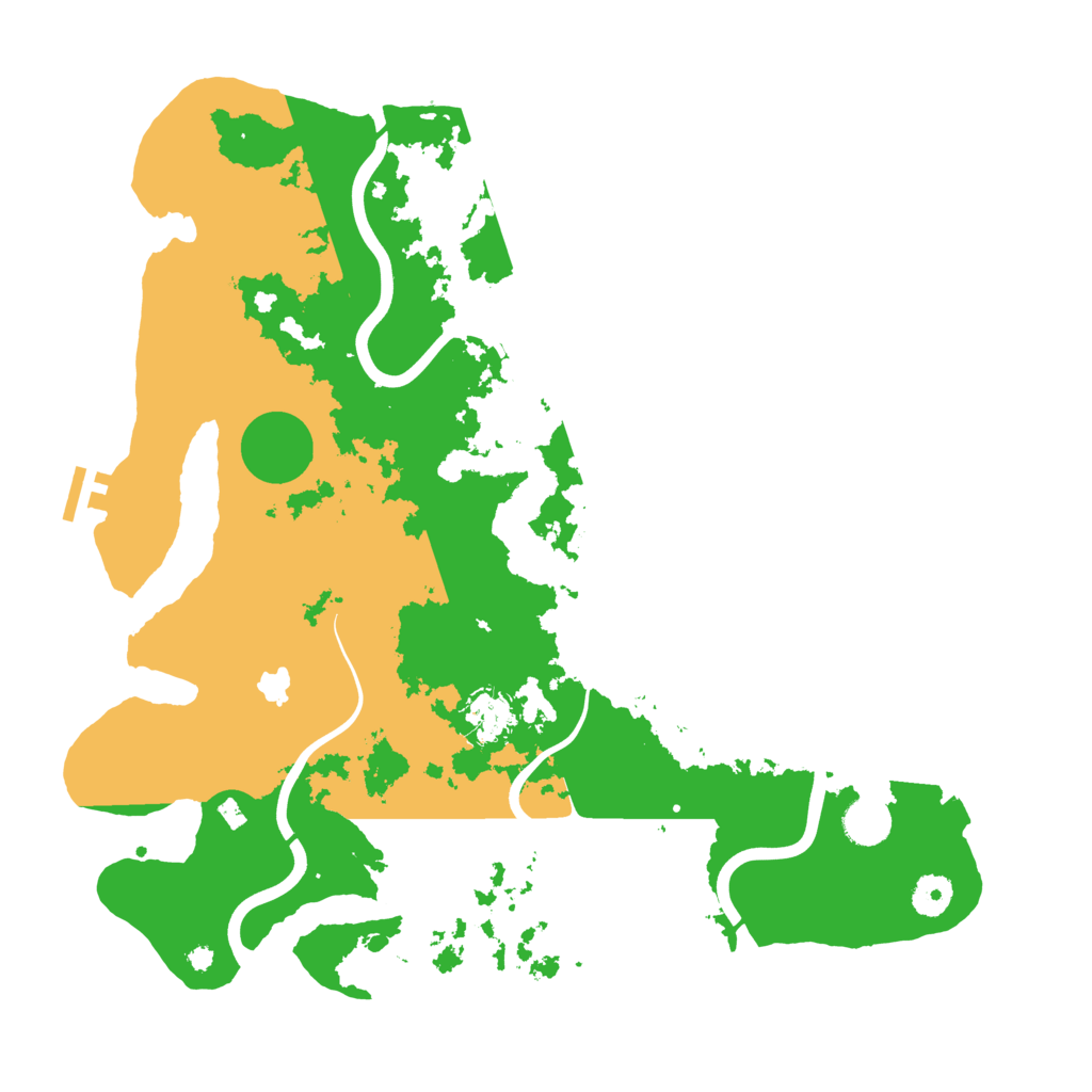 Biome Rust Map: Procedural Map, Size: 4000, Seed: 1012399088